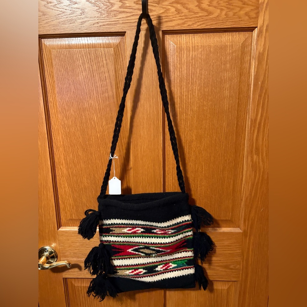Colorful & Patterned Wool Bag - Picture 3 of 6